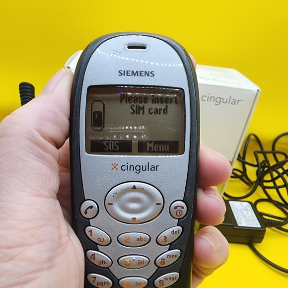 Cingular AT&T Siemens  CT56 Cellular Phone Working w Chargers & Box Vintage - Picture 3 of 6